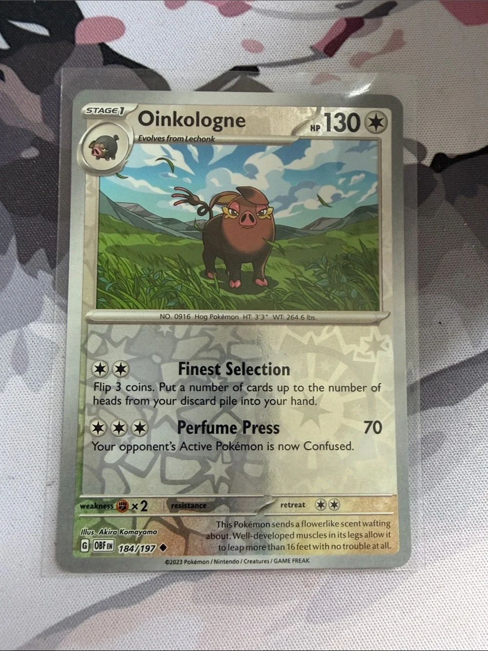 Lechonk & Oinkologne Pokémon Evolution Reverse Holo Card Lot 🐷| 6 Cards ✨5/$25✨